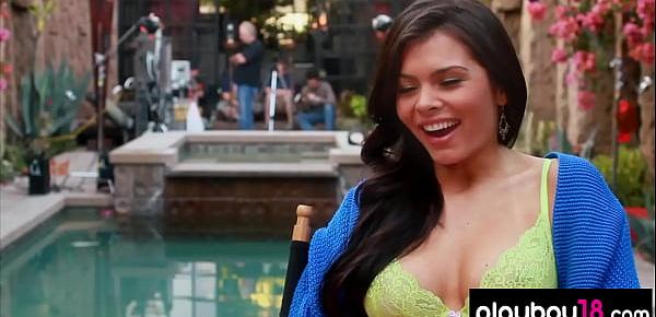  Bombastic brazilian beauty Alana Campos reveals her huge tits